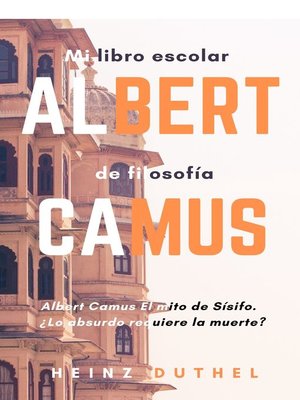 cover image of Mi libro escolar de filosofía Albert Camus